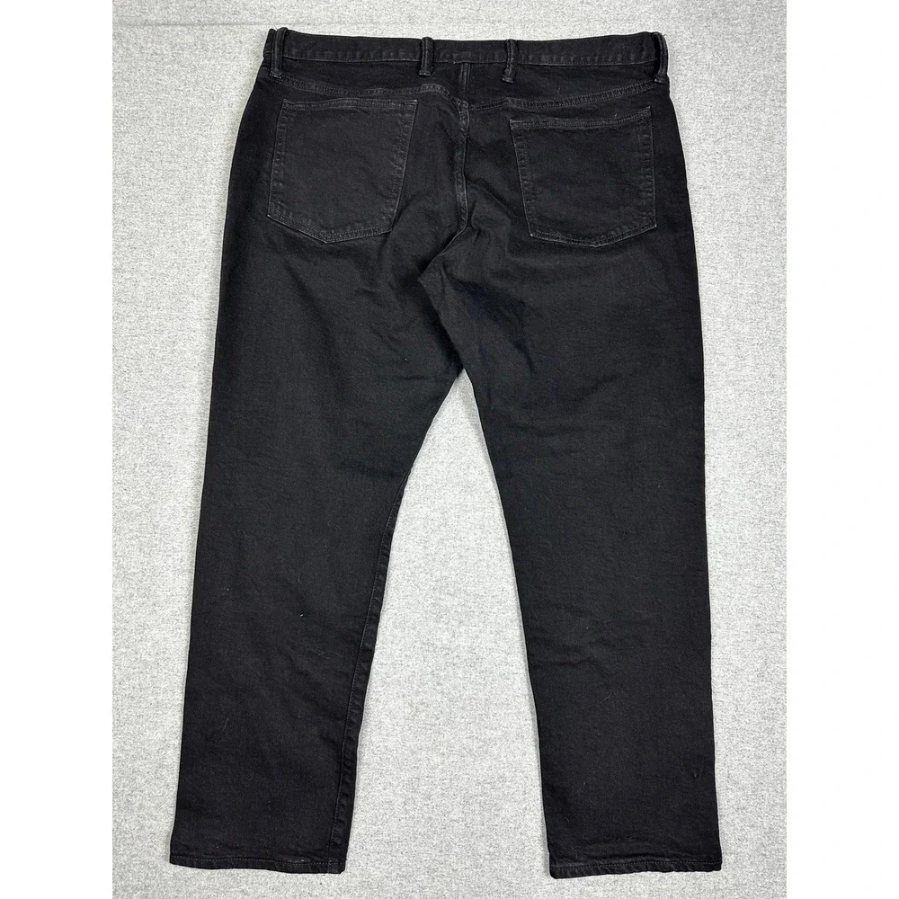 Gap Slim Gapflex Jeans Mens 40x30 Black Denim Pants Stretch